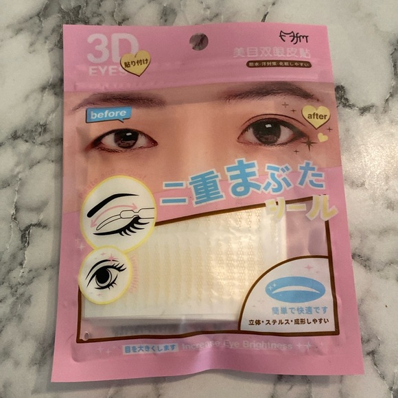 3 D Eye Eye Eyelid Tape Sticker Mesh Clear 624 pcs Saggy Eyelids - Picture 1 of 3